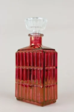 Pamono 20th Century Art Deco Glass Decanter or Liquor Bottle, Austria, 1930s><noscript><img width=