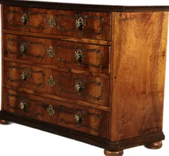 Pamono 18th Century Baroque Chest of Drawers in Walnut, 1750s><noscript><img width=