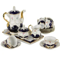 Pamono 20th Century B-Form Porcelain Mocha Service from Meissen> Coffee & Tea Service