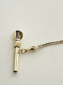 Hot Pamono 19th Century Brass and Gold Watch-Key