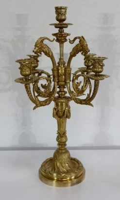 Hot Pamono 19th Century Bronze Candelabrum