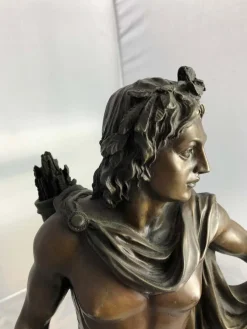 Pamono 20th Century Bronze Statue of Apollo, Greek God of Archery