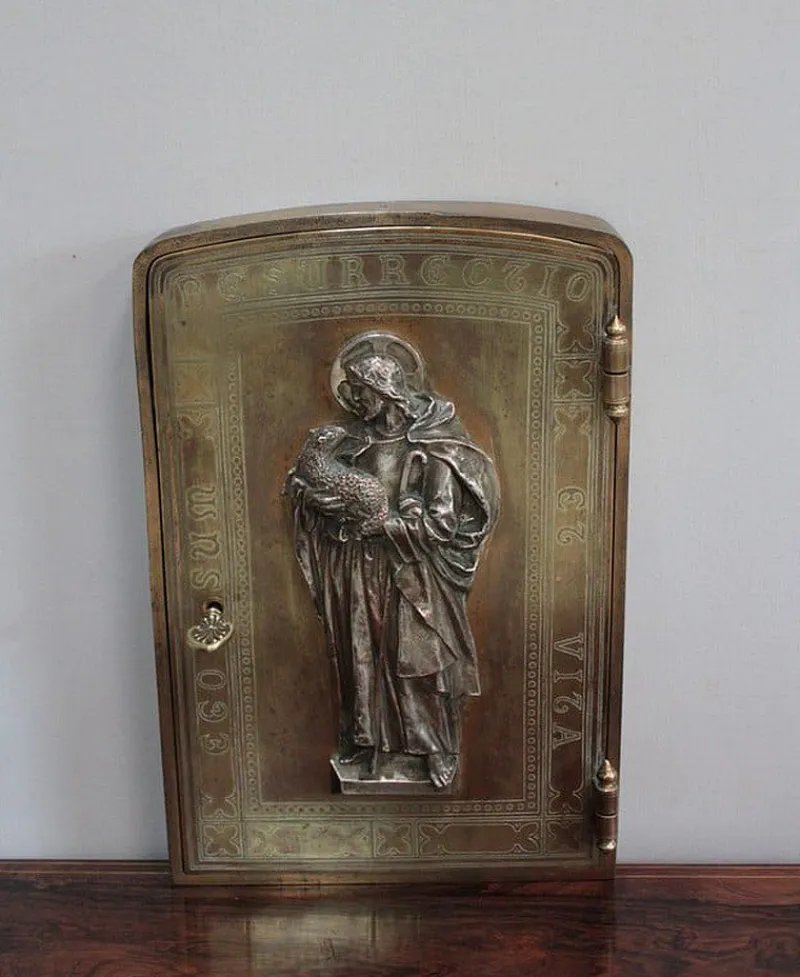 Pamono 19th Century Bronze Tabernacle Door> Architectural Elements