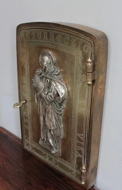 Pamono 19th Century Bronze Tabernacle Door><noscript><img width=