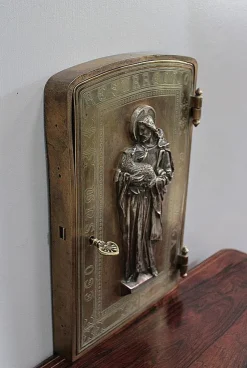 Pamono 19th Century Bronze Tabernacle Door><noscript><img width=