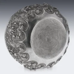 Outlet Pamono 19th Century Burmese Silver Thabeik Bowl, 1880s