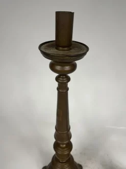 Pamono 19th Century Candelabras in Brass, Set of 2> Candleholders