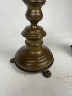 Pamono 19th Century Candelabras in Brass, Set of 2><noscript><img width=