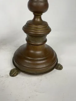 Pamono 19th Century Candelabras in Brass, Set of 2><noscript><img width=