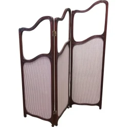 Discount Pamono 19th Century Carved Upholstered Dressing Screen