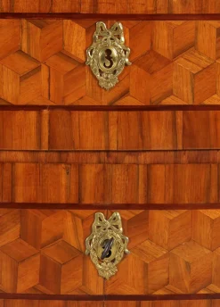 Discount Pamono 18th Century Chest with Trompe-Lœil Marquetry, 1770
