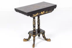 Pamono 19th Century Chinese Export Lacquer Games Table> Game Tables