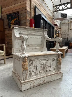 Pamono 19th Century Church Bench><noscript><img width=