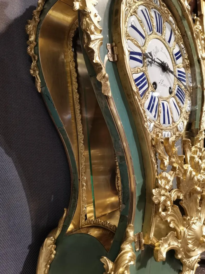 Pamono 18th Century Clock by Gille L'aine / A Paris> Clocks