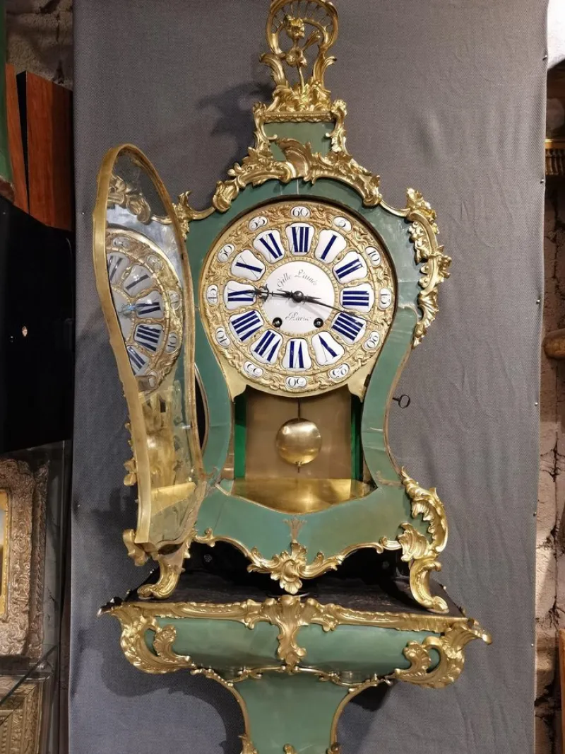 Pamono 18th Century Clock by Gille L'aine / A Paris> Clocks