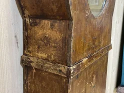 Pamono 19th Century Comtoise Clock in Fir with Enameled Figures><noscript><img width=