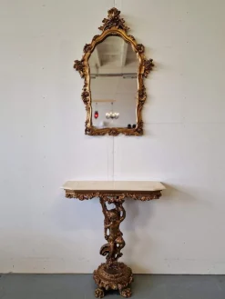Outlet Pamono 20th Century Console with Mirror