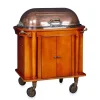 Sale Pamono 20th Century Continental Copper & Brass Bain-Marie Trolley, 1970s