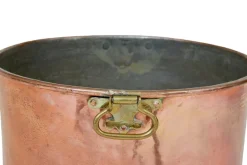Pamono 19th Century Copper and Brass Shaped Bucket, 1890s> Ice Buckets & Wine Coolers