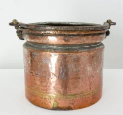 Pamono 19th Century Copper Jardinière, France><noscript><img width=