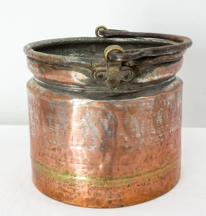 Pamono 19th Century Copper Jardinière, France> Garden Accessories