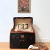 Pamono 19th Century Domed Travel Trunk> Trunks Crates & Baskets