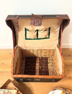 Pamono 19th Century Domed Travel Trunk><noscript><img width=
