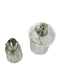 Discount Pamono 19th Century Dutch Crystal & Silver Sugar Bowl & Spoon Vase Set, Set of 14