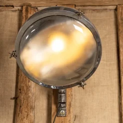 Pamono 20th Century Dutch Polished Metal Outdoor Lamps, 1920s, Set of 2><noscript><img width=