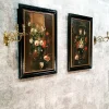 Pamono 18th Century Dutch School, Flowers Bouquet, Oil on Canvas, Set of 2> Old Masters