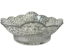 Pamono 20th Century Dutch Silver Bread Basket by Van Kempen & Begeer> Serving Dishes