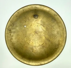 Hot Pamono 20th Century Egyptian Handmade Brass Decorative Wall Plate