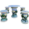 Discount Pamono 20th Century Elephant Garden or Patio Seating, Set of 5