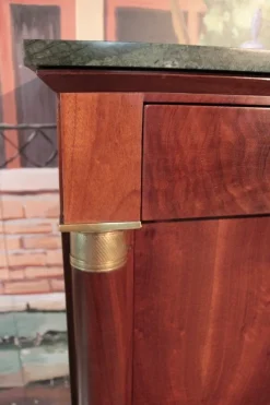 Pamono 19th Century Empire Mahogany Secretaire><noscript><img width=