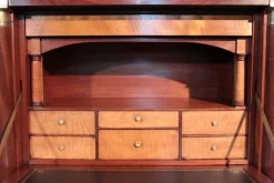 Pamono 19th Century Empire Mahogany Secretaire><noscript><img width=