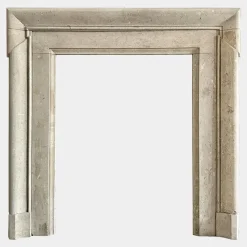 Pamono 18th Century English Architectural Stone Bolection Fireplace Mantel, 1780> Fireplaces And Mantels