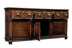 Pamono 18th Century English Carved Oak Dresser, 1720s> Dressers, Commodes & Chests
