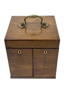 Pamono 19th Century English Medicine Chest by Clay & Abraham, Liverpool><noscript><img width=