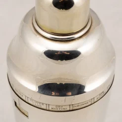 Pamono 20th Century English Silver-Plated Recipe Cocktail Shaker from Finnigans, 1930s