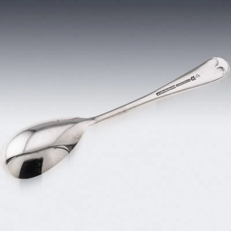 Clearance Pamono 20th Century English Silver Plated Novelty Wasp Condiment Bowl & Spoon from Mappin & Webb, 1960s, Set of 2