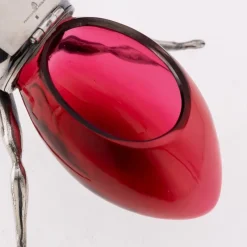 Clearance Pamono 20th Century English Silver Plated Novelty Wasp Condiment Bowl & Spoon from Mappin & Webb, 1960s, Set of 2