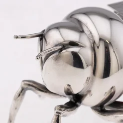 Clearance Pamono 20th Century English Silver Plated Novelty Wasp Condiment Bowl & Spoon from Mappin & Webb, 1960s, Set of 2