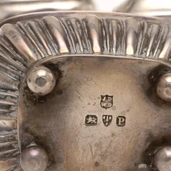 Pamono 19th Century English Silver Set, 1890s, Set of 7><noscript><img width=