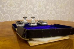 Pamono 19th Century English Silver Set, 1890s, Set of 7><noscript><img width=