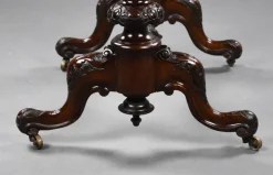 Outlet Pamono 19th Century English Victorian Burr Walnut Games Table, 1860s