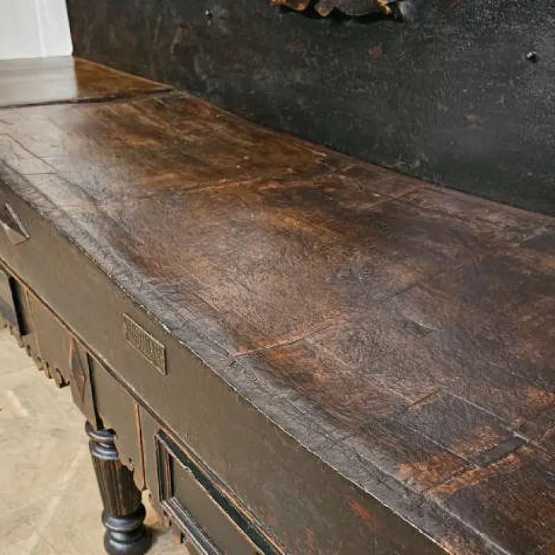 Pamono 19th Century French Butcher's Block by Trussant & Cie> Worktables & Workbenches