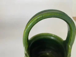 Pamono 19th Century French Ceramic Majolica Basket Pot><noscript><img width=