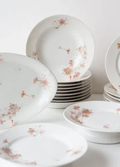 Best Pamono 19th Century French Dinner Service by Adolphe Hache, Set of 24