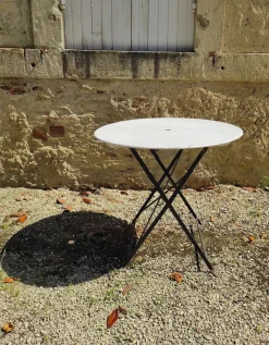 Pamono 19th Century French Garden Folding Table><noscript><img width=