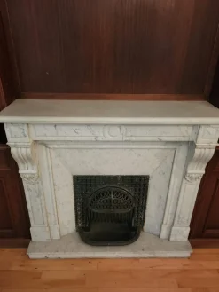 Pamono 19th Century French Marble Fireplace, 1860s><noscript><img width=